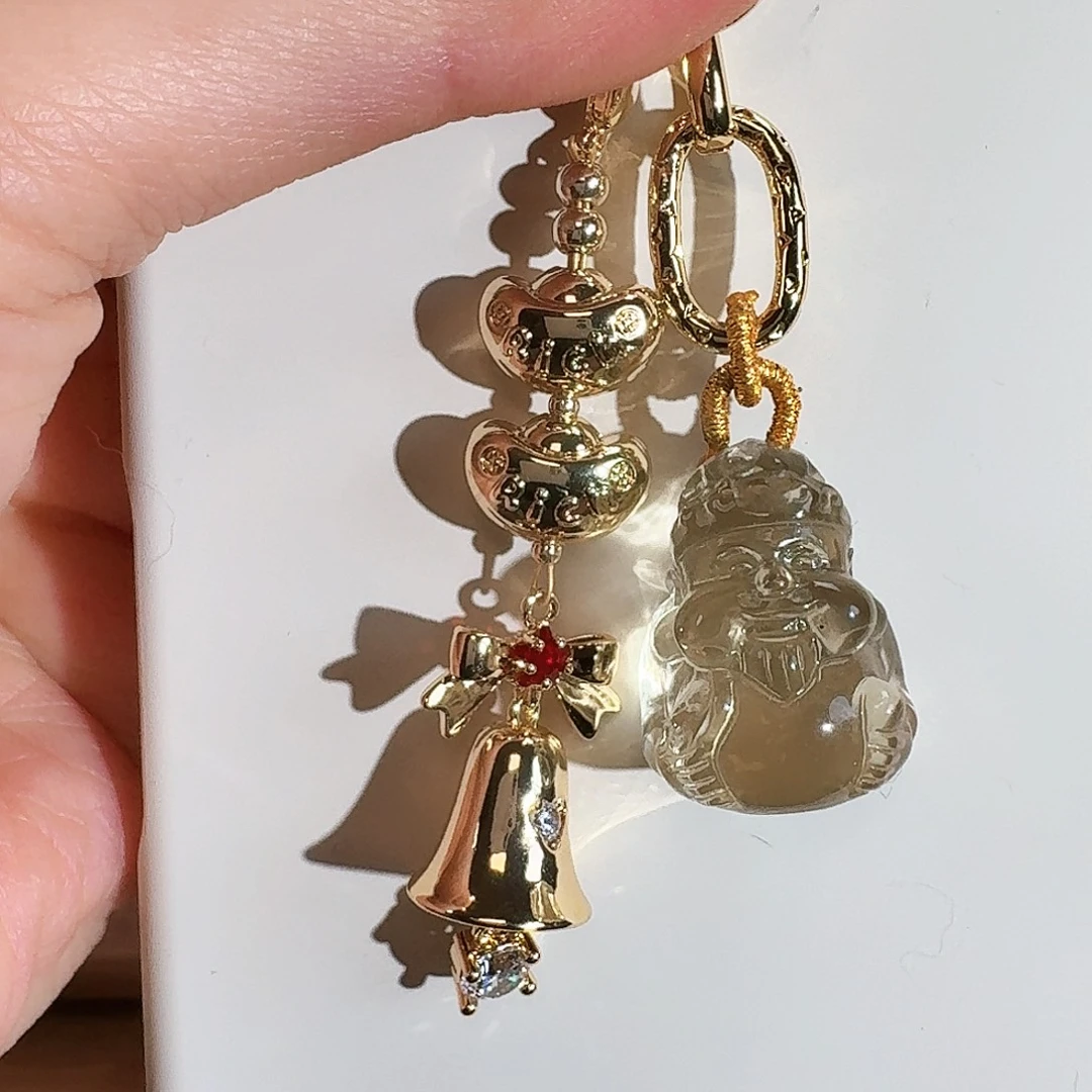 花岗石铁合金diy原创设计手机链