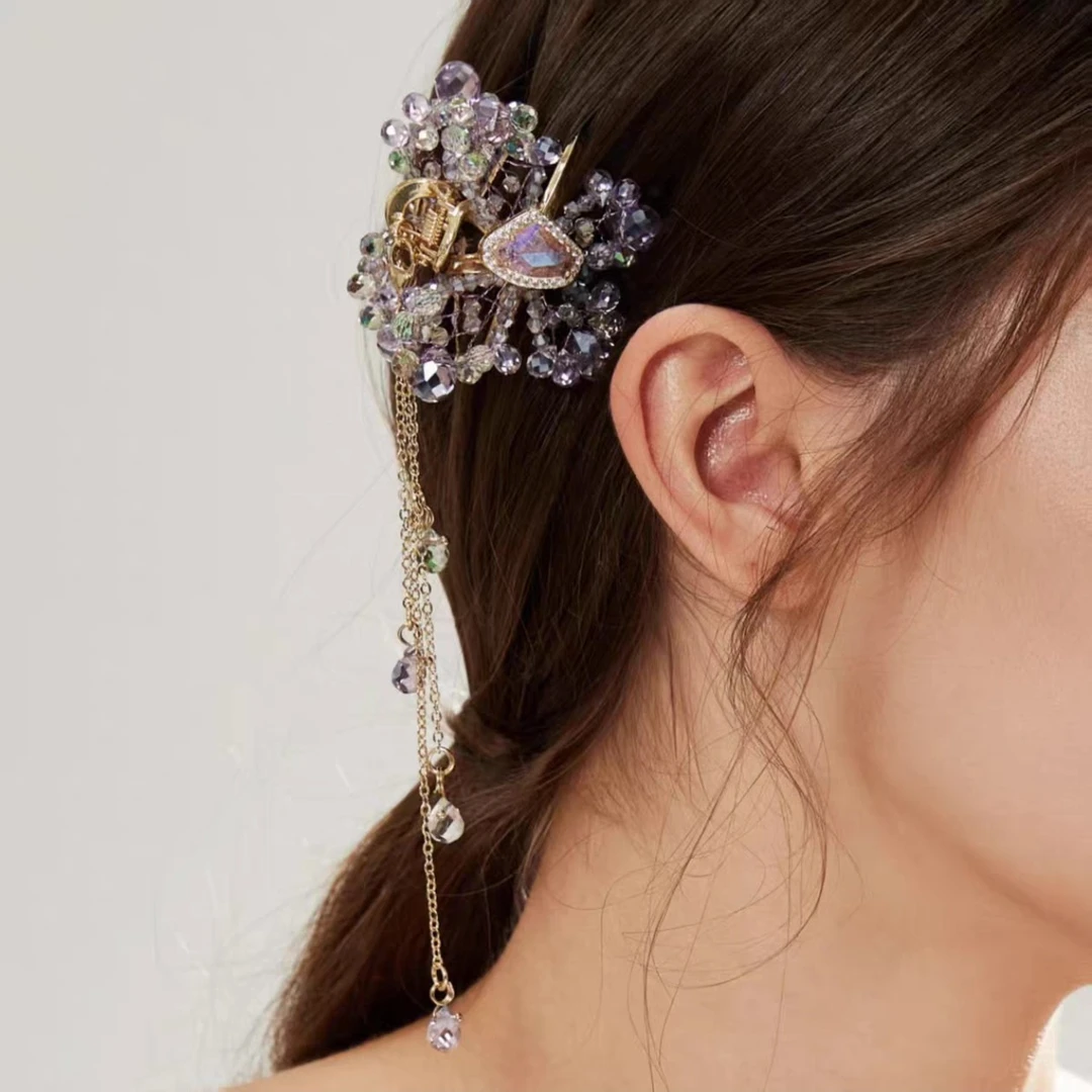 莫奈海之星巴比耶系列蝴蝶中号抓夹小众设计气质高级感日常款