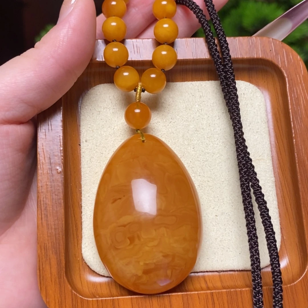 【闪购商品】蜜蜡颈饰未镶嵌项链
