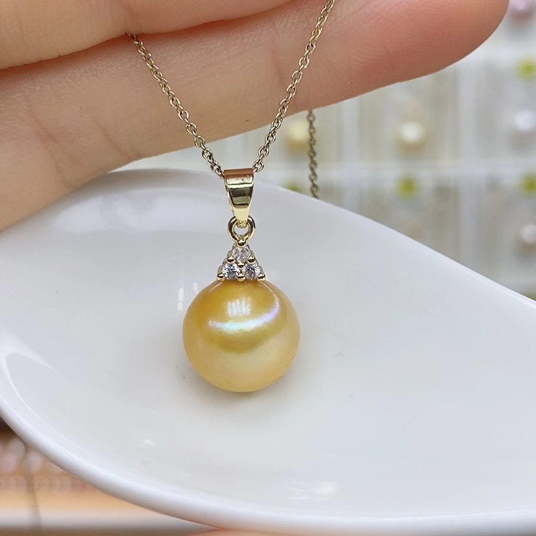 颈饰合金淡水珍珠