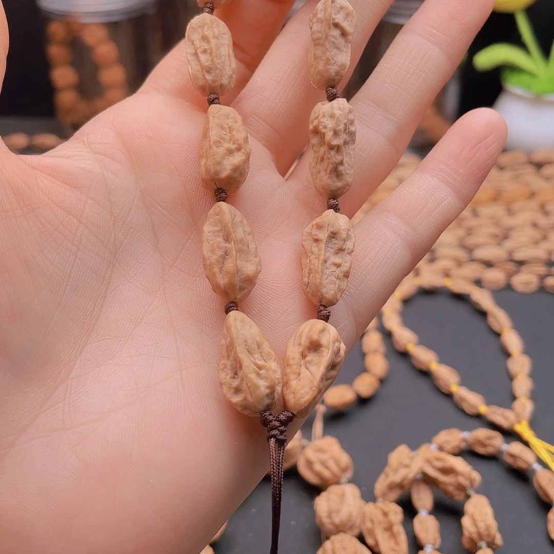 自***缘文玩核桃手串001小蛤蟆头