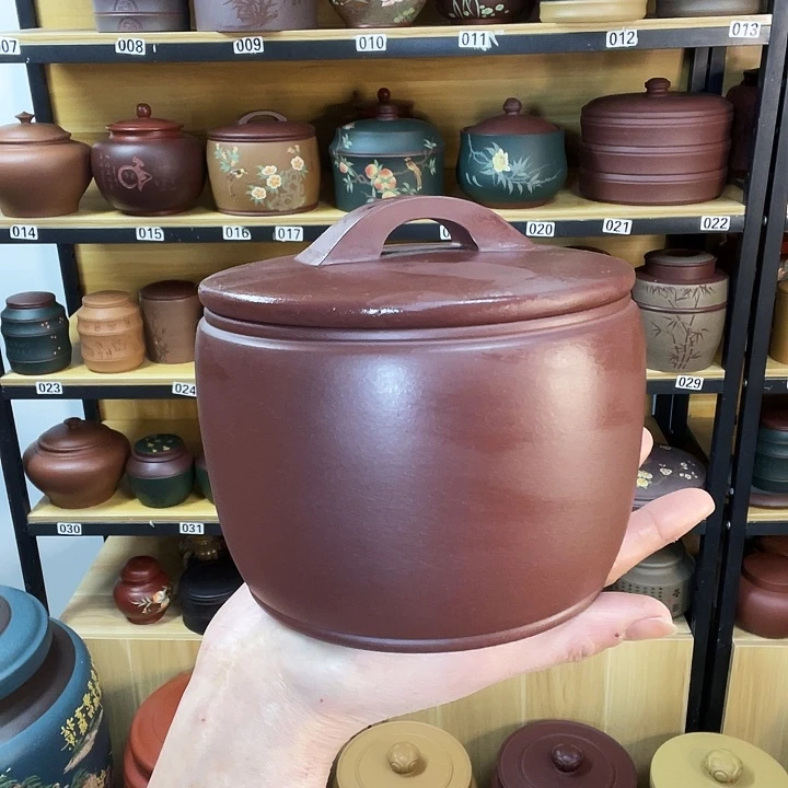 紫砂茶叶罐老*紫砂茶叶罐
