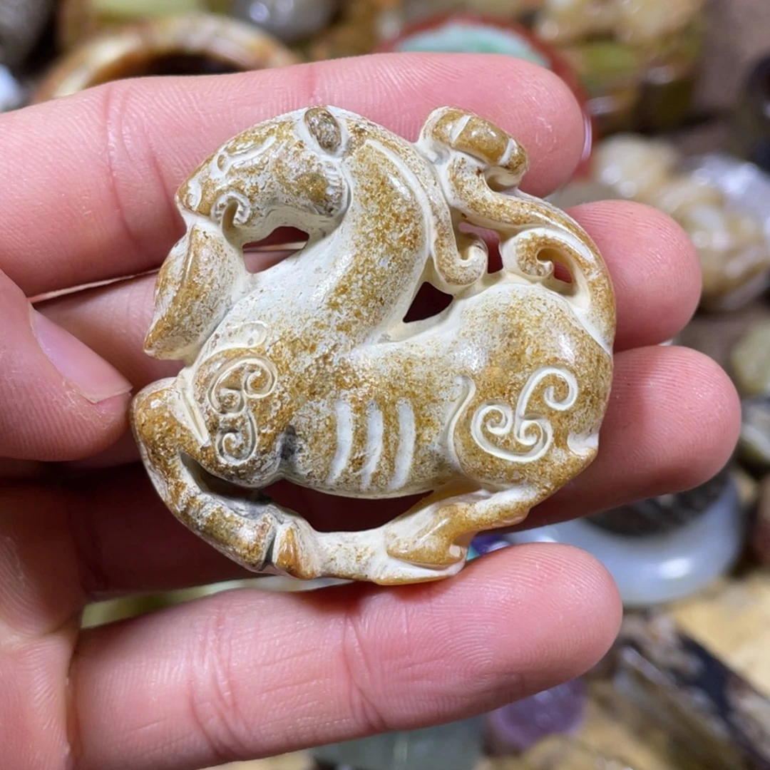 和田玉吊坠(不含链)未镶嵌