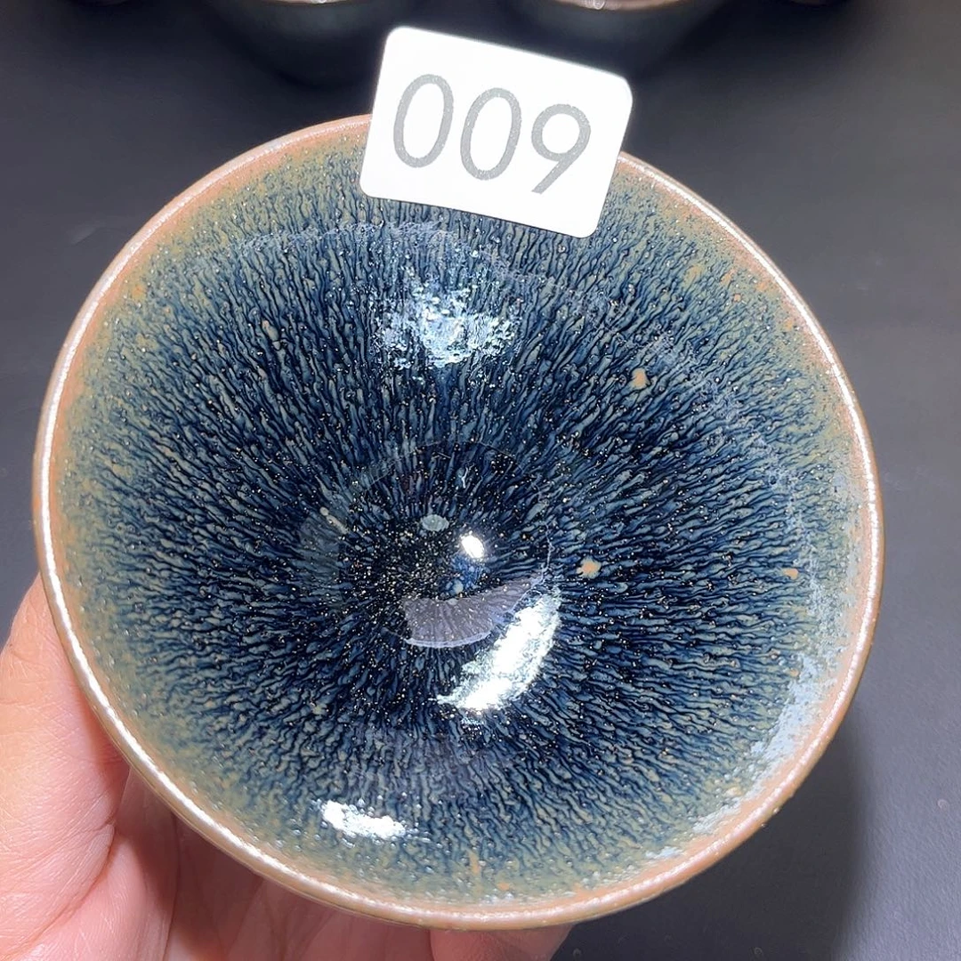 茶盏柴烧建盏主人杯009