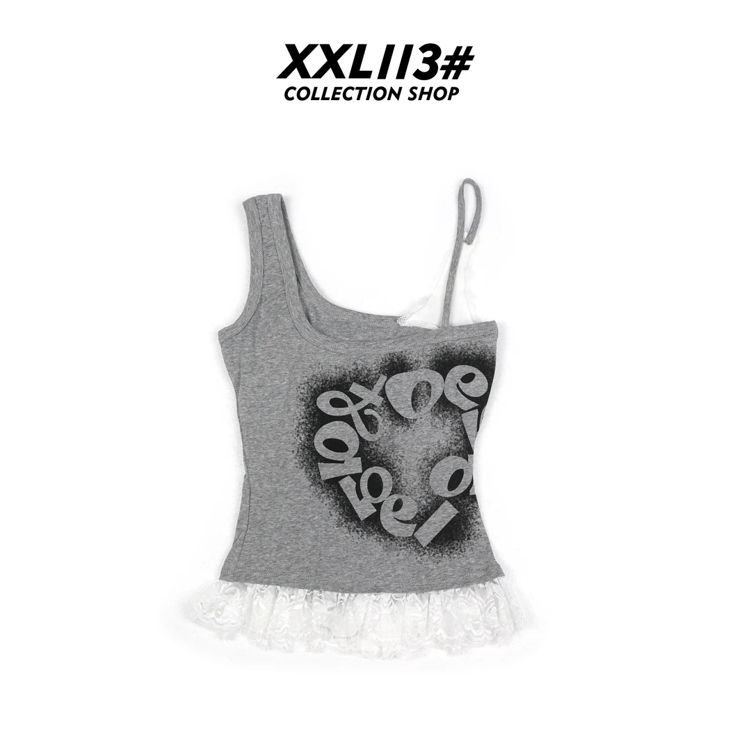 辣妹风吊带背心X5F01E6213