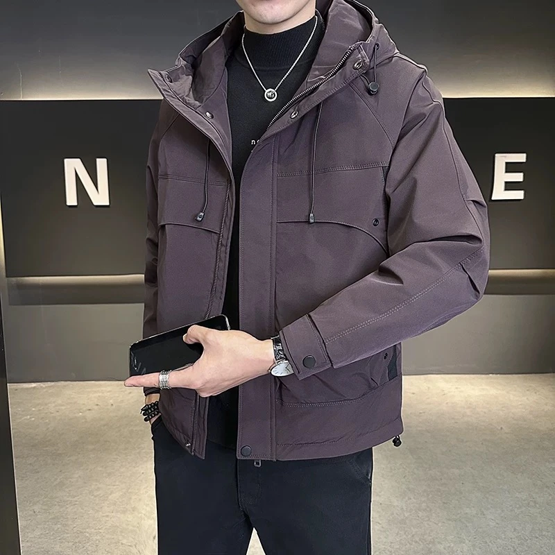 【极寒系列冲锋衣连帽外套】冬季新款防风保暖休闲上衣-922