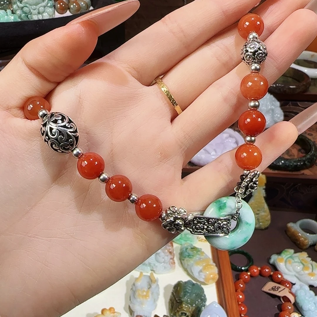 翡翠未镶嵌手链手链