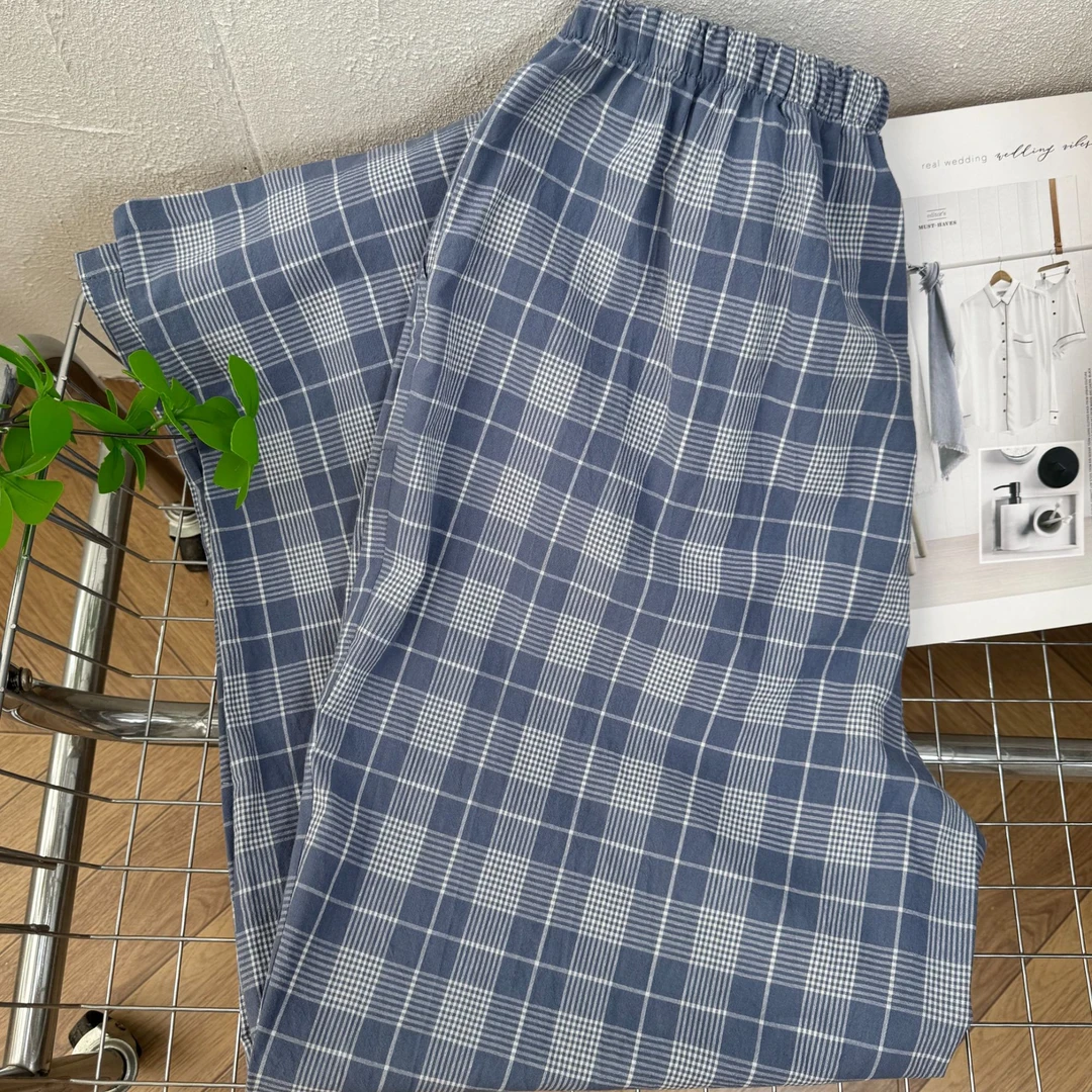 【主播推荐】纯棉水洗男款家居裤64103