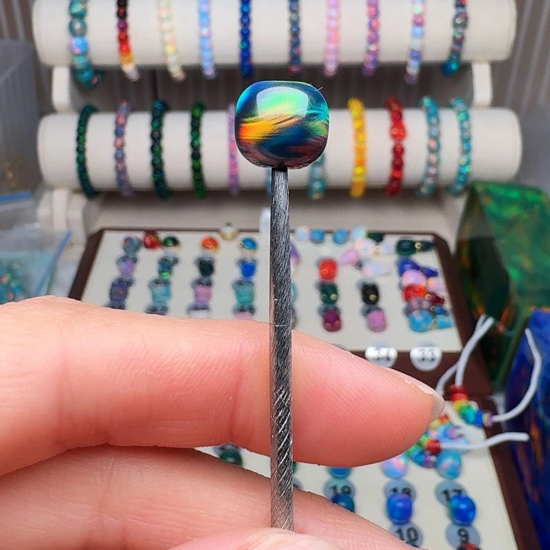 树脂制品人造欧泊卡10老型星河璀璨单颗