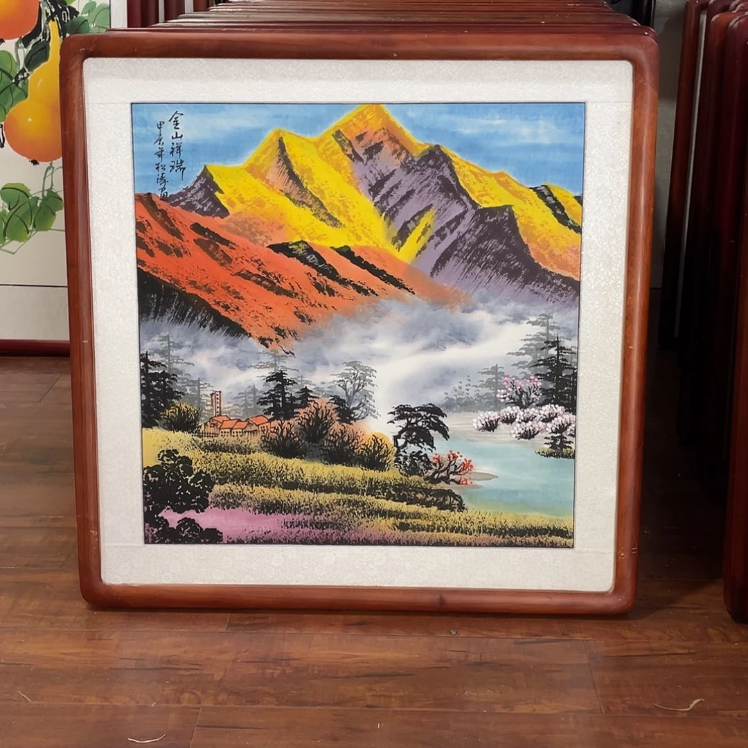 国画带框尺寸63*63厘米