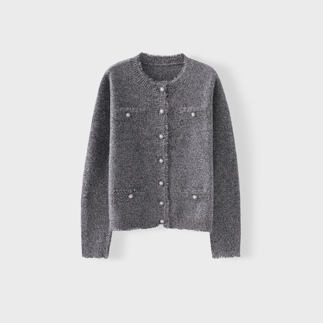 WLIN  【暖  序】秋季新款 时尚百搭 女士 羊毛针织外套Qie