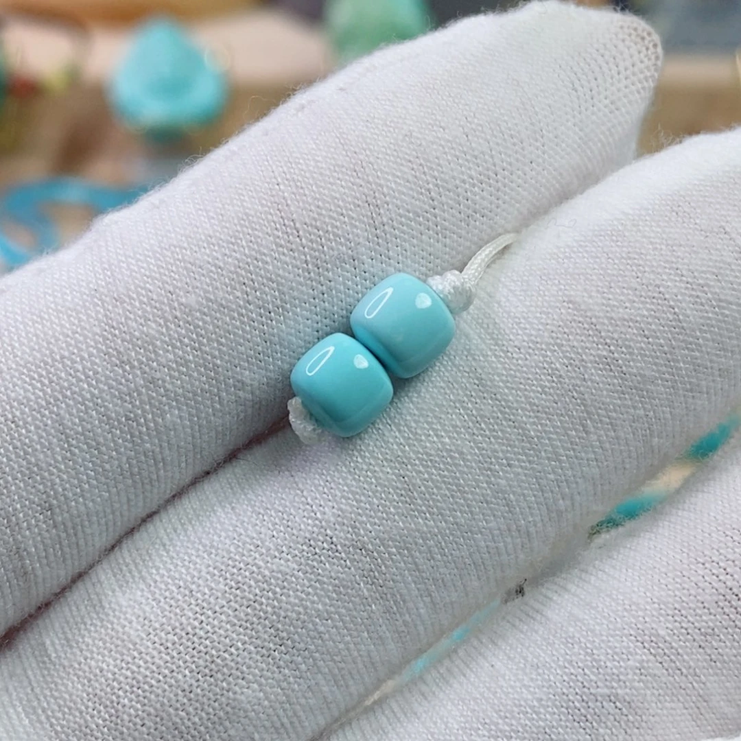 绿松石未镶嵌珠宝奇石6mm