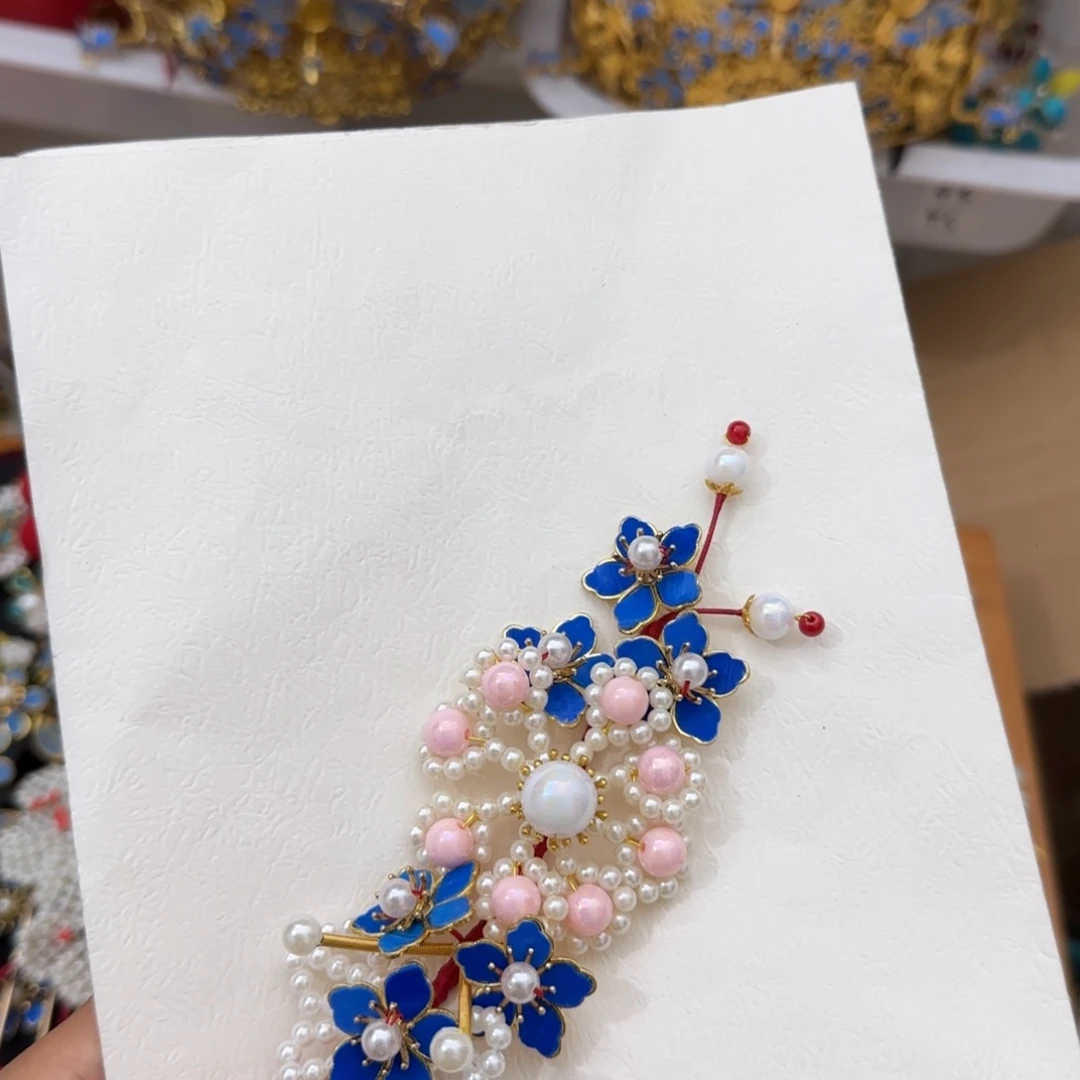 醋酸铁合金鹅毛仿点翠