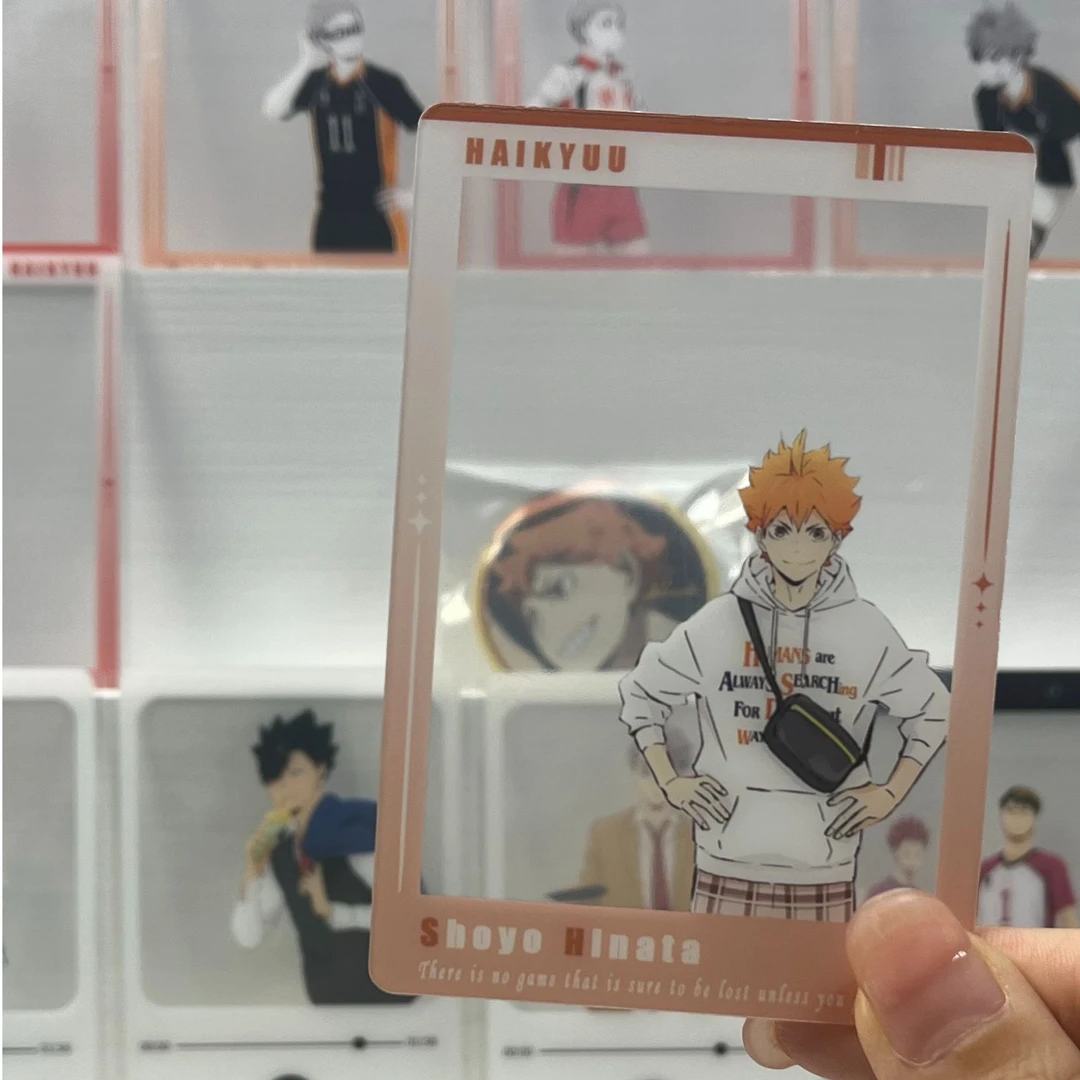 【透卡第1弹】排球少年 二创DIY 自制PVC透卡 默认代拆
