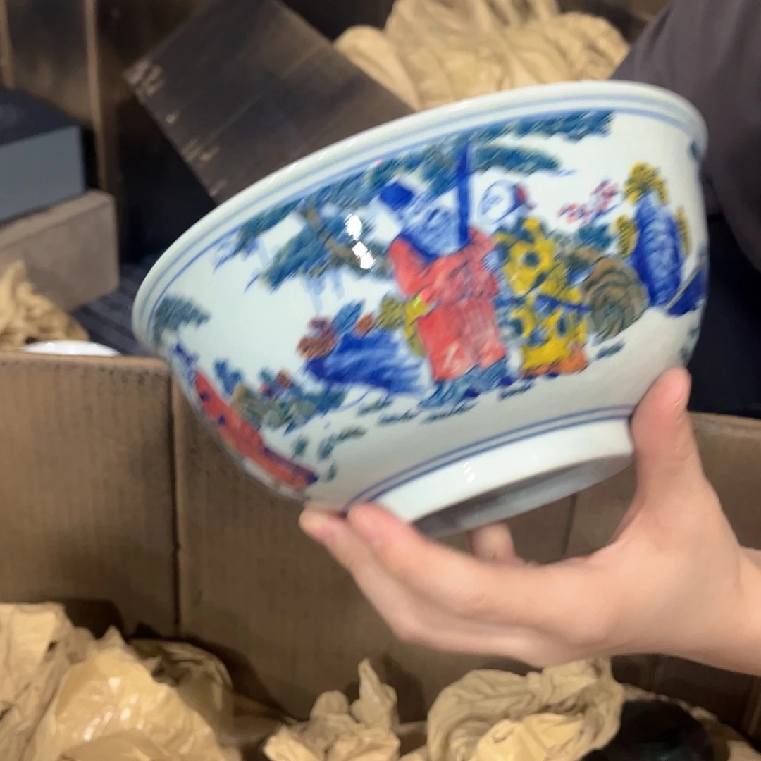摆件/////景德镇陶瓷器。碗。绿。