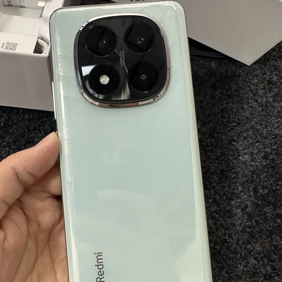 95新 Redmi/红米 Note14pro+  青 12+256g 再保25.9.27 配件全套