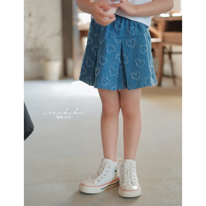 现货【心心相印】女童中腰百搭半身裙 熙熙可可童品BSQ2409
