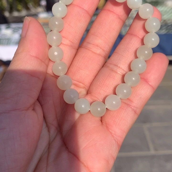 和田玉未镶嵌手链