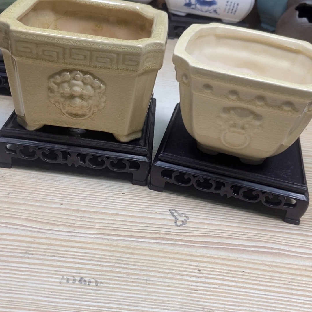 瓷片陶瓷花盆陶瓷艺术