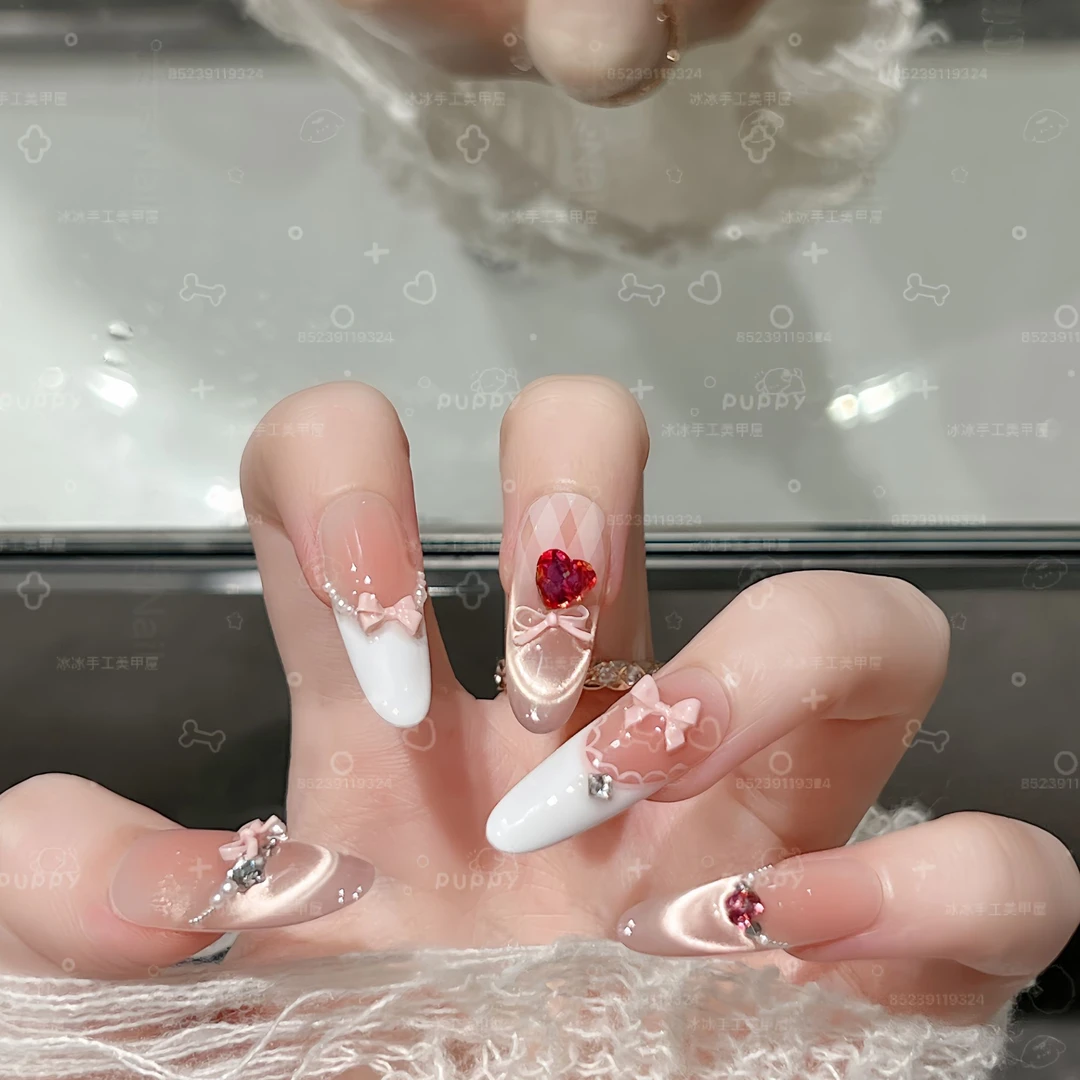 【胡桃夹子】时尚清新纯欲高级感胡桃夹子款式穿戴式手工美甲甲片