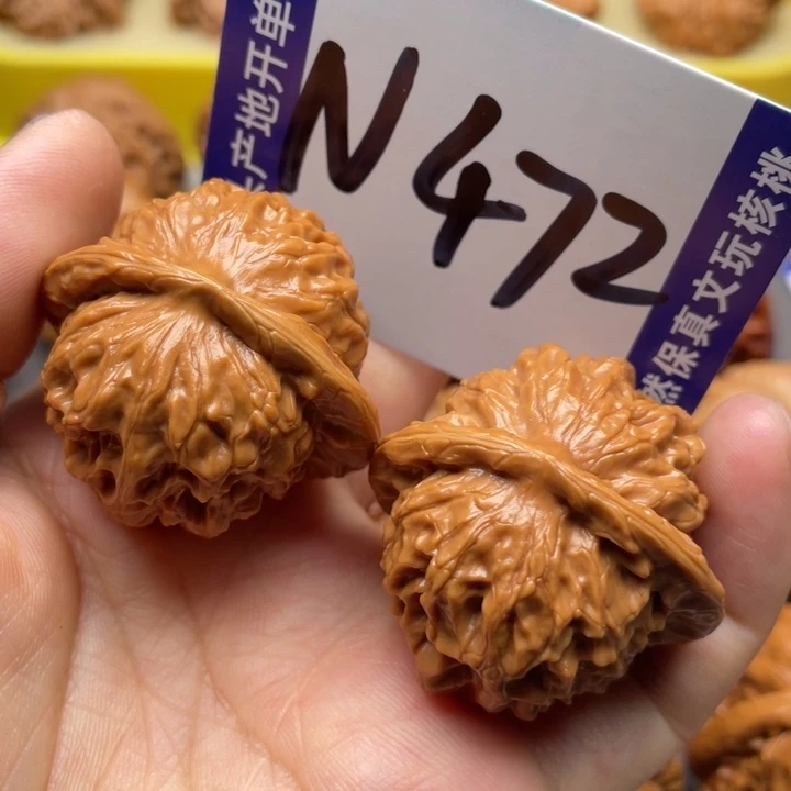 桃核把件瓷蛙蛙37尺