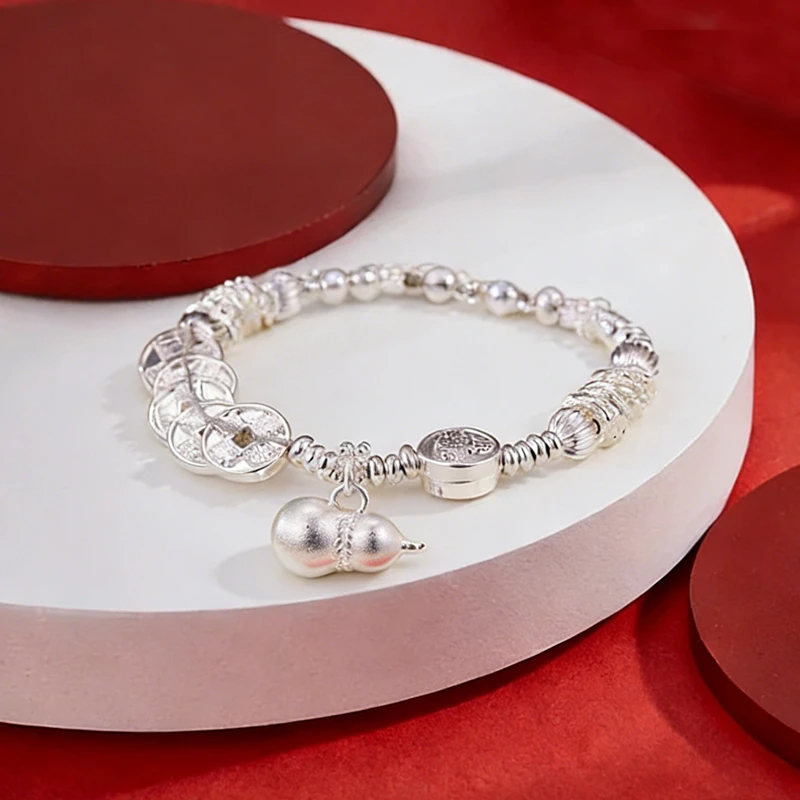 五帝钱葫芦盘缠手链时尚轻奢百搭配饰