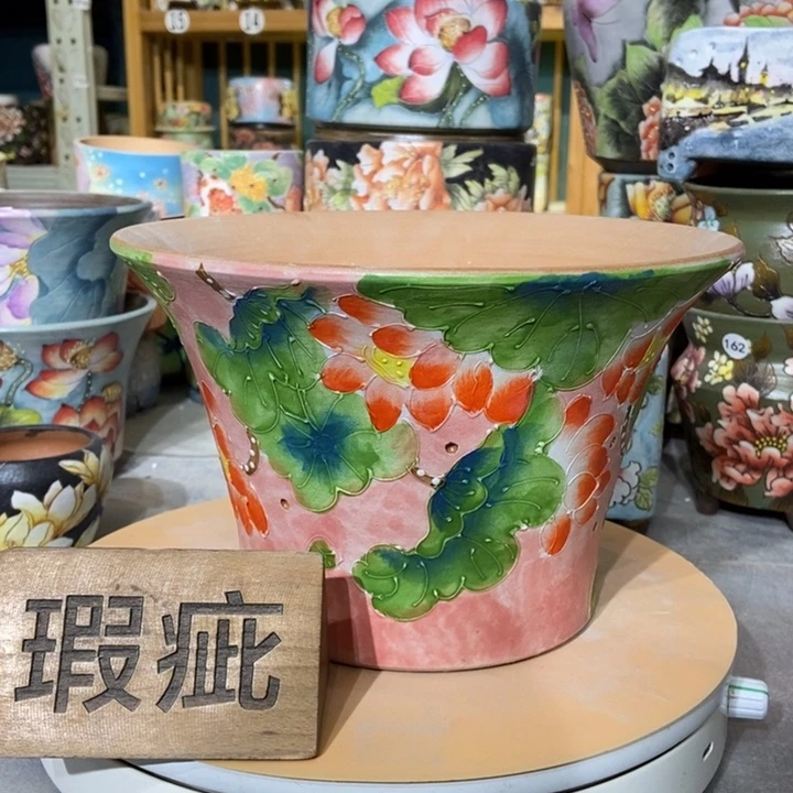 红陶景德镇艺术手绘作品