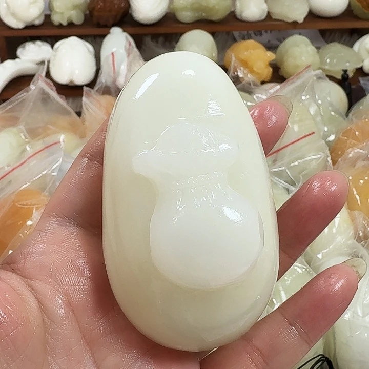 梦***游砖雕石头手把件不退不换