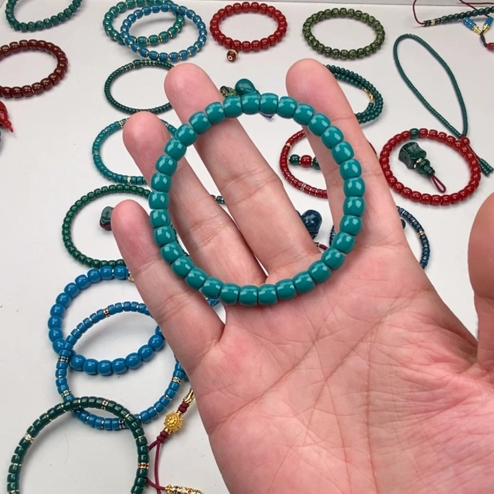 招***。DIY玻璃7的直切蓝绿。