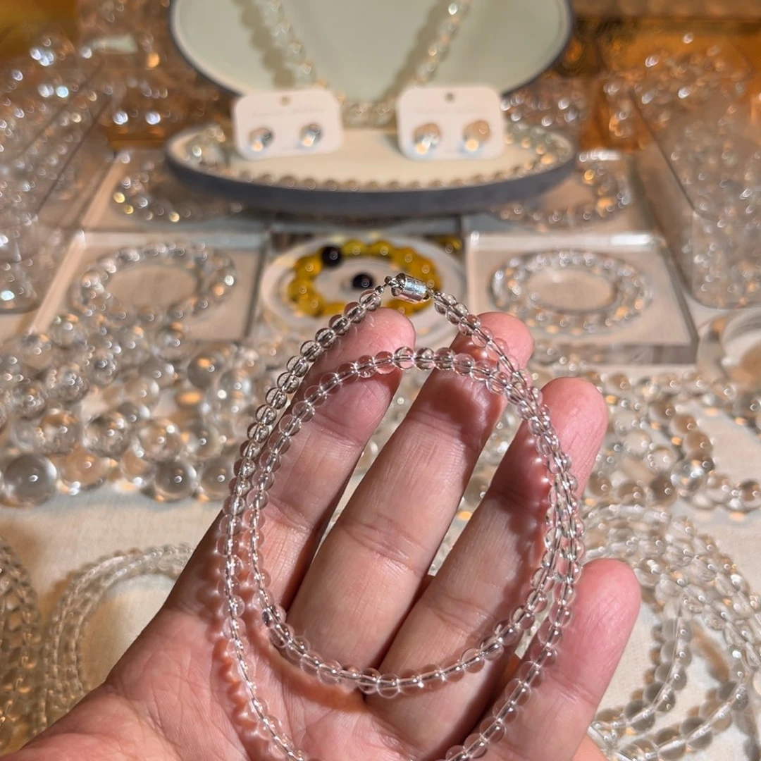 【闪购商品】水晶手链未镶嵌4mm小米