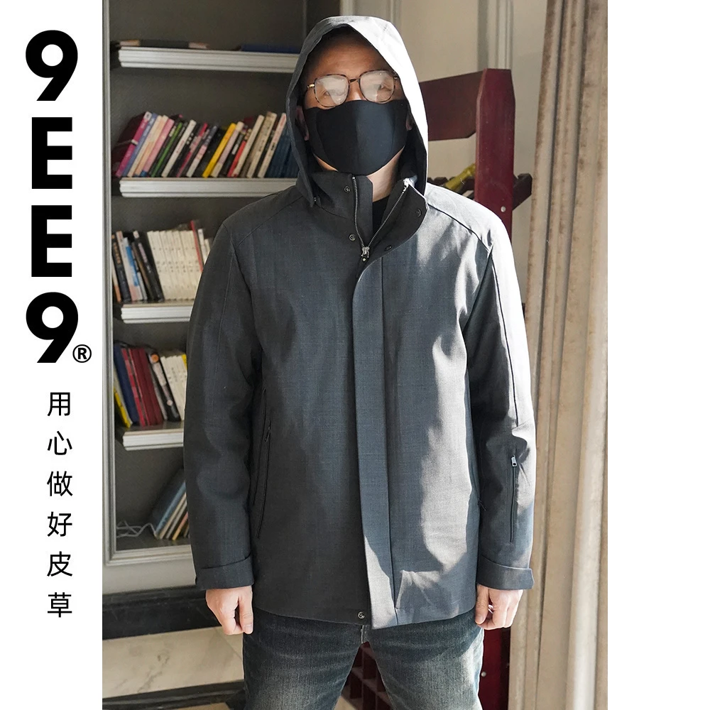 LP高端水貂羊毛外套男时尚休闲百搭TC86203