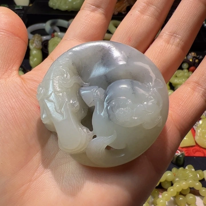 和田玉（白玉）颈饰未镶嵌