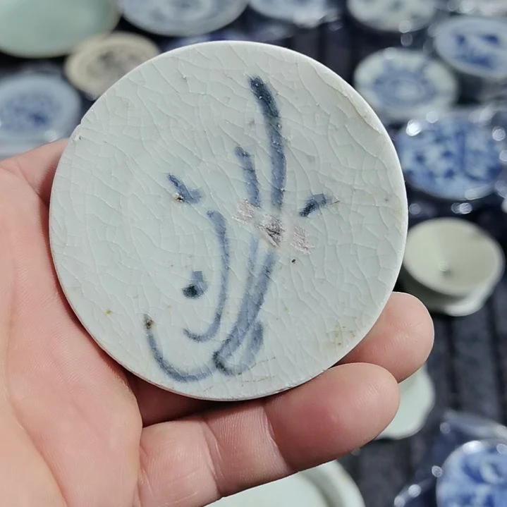 瓷片青花影青杯垫标本全选