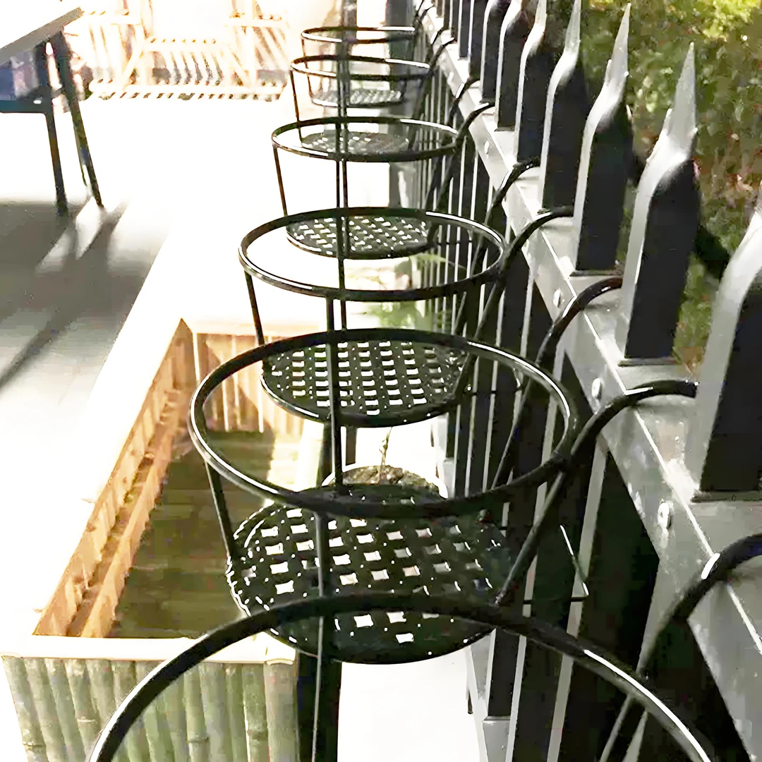 阳台花架子栏杆花盆架网格铁艺悬挂式护栏窗台绿萝多肉花架置物架