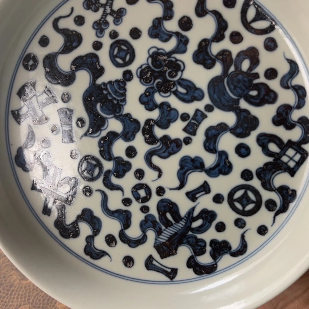 瓷片景德镇手绘茶器微瑕