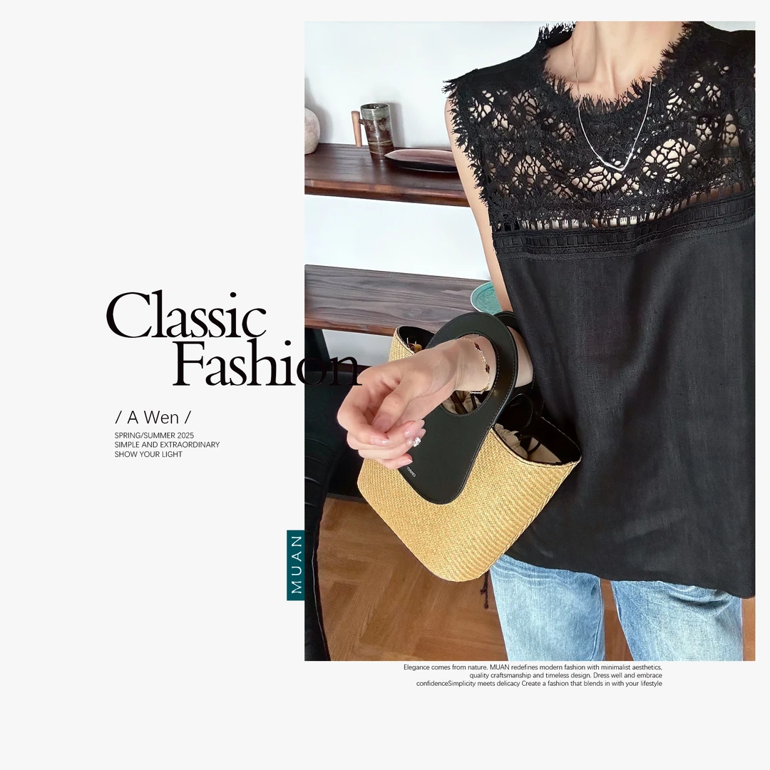 《花洛莉亚背心》“花洛莉亚系列”定制100亚麻女DG3-8961