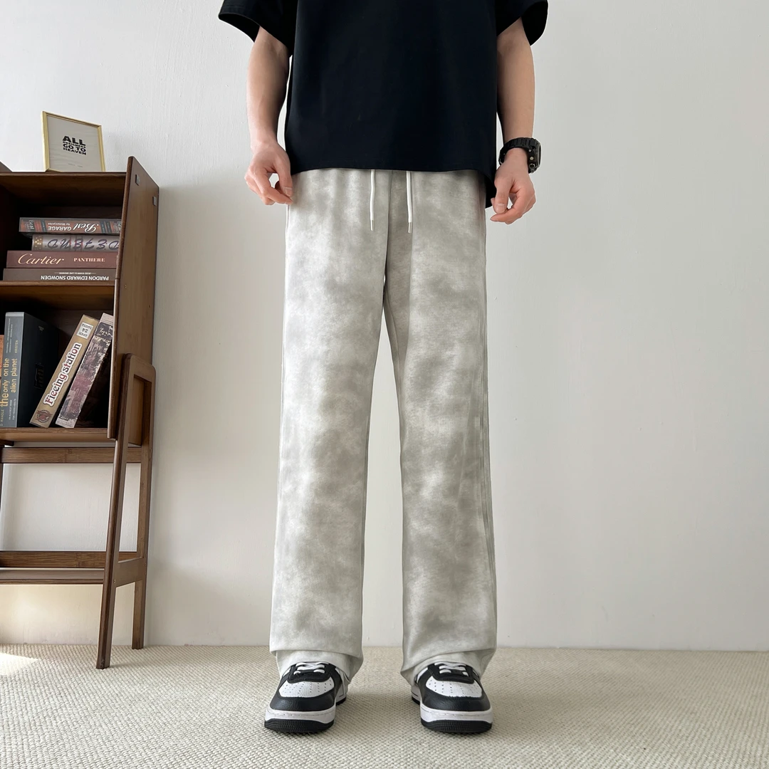 凡客抗菌扎染直筒休闲裤 男女同款 25春夏新品
