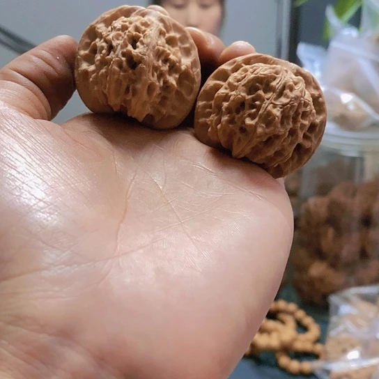 【闪购商品】把件文玩核桃40.5凤眼小众