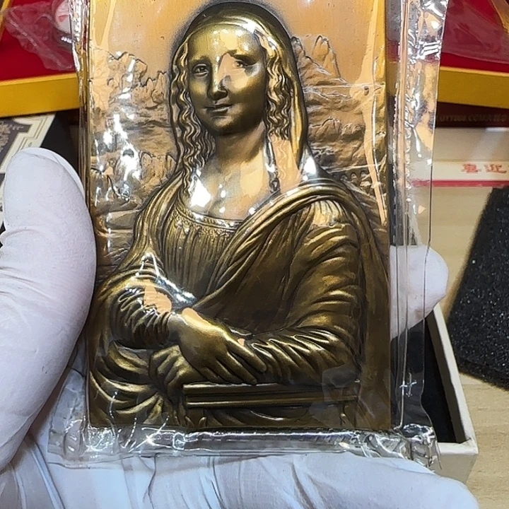 抽***哥其他普通金属蒙娜丽莎铜章一个