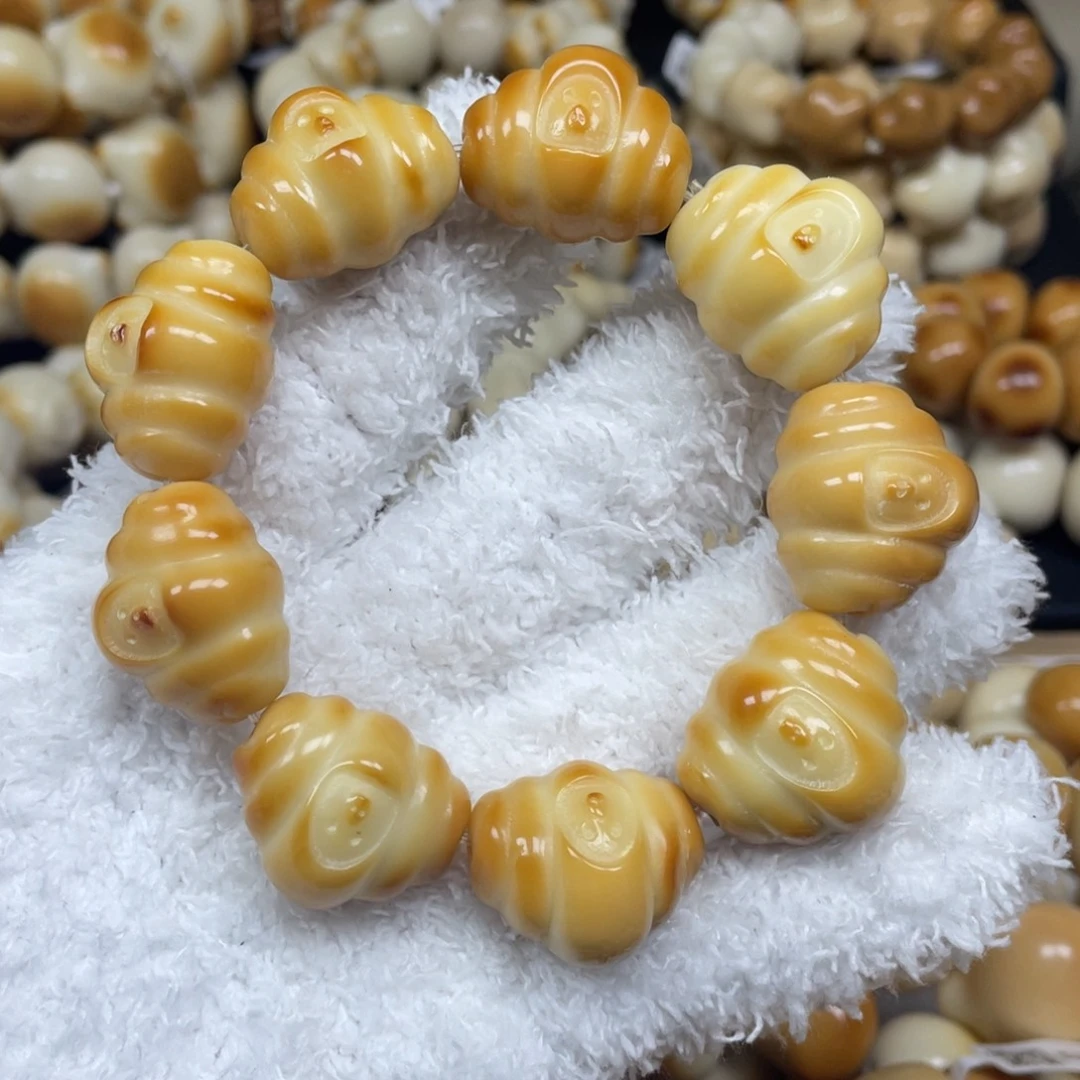 手串菩提根/象牙果12.10.6微瑕小猪牛角