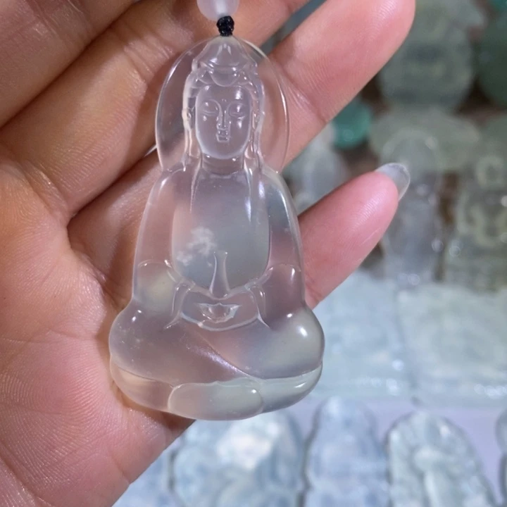 岫玉未镶嵌吊坠吊坠