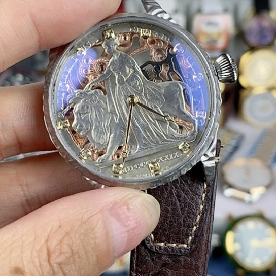 钢金属合金人工动能机芯