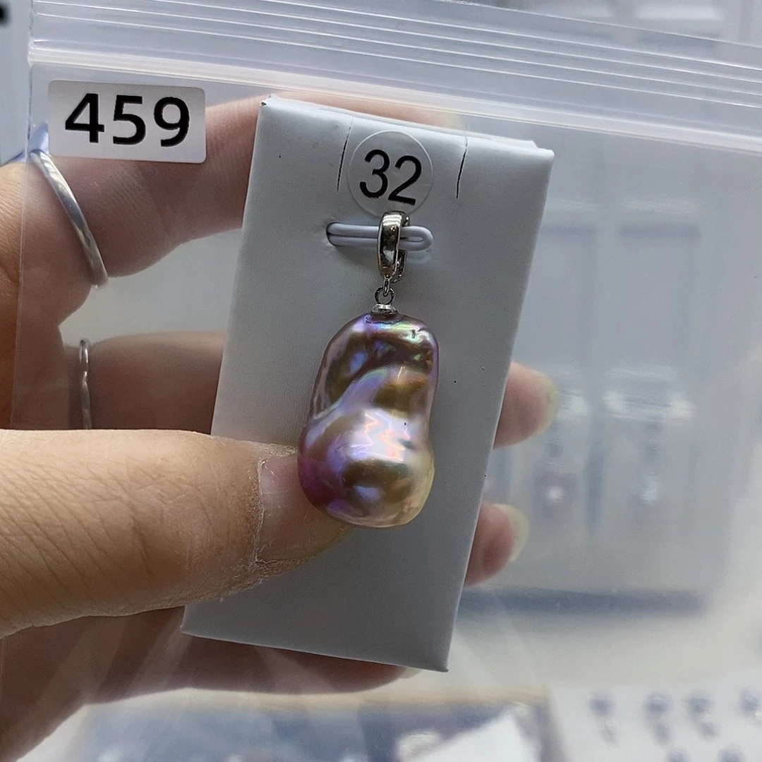 颈饰合金淡水珍珠