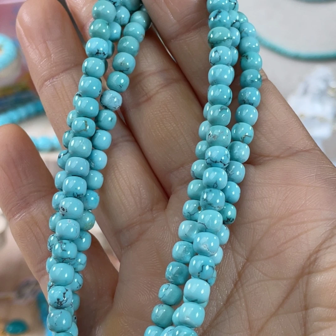 绿松石未镶嵌套链5.5mm