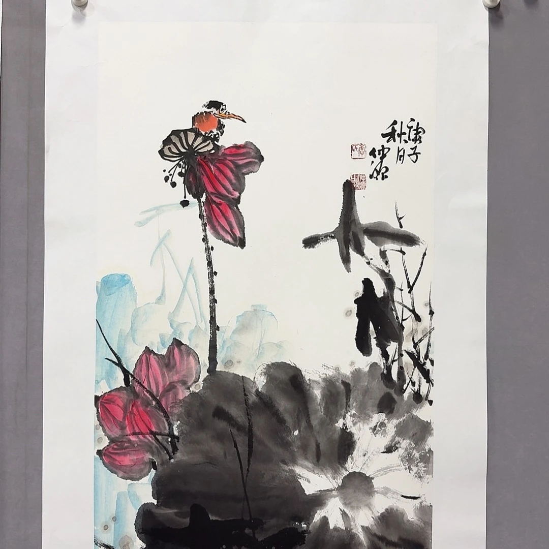 国画亲笔手绘放心去藏