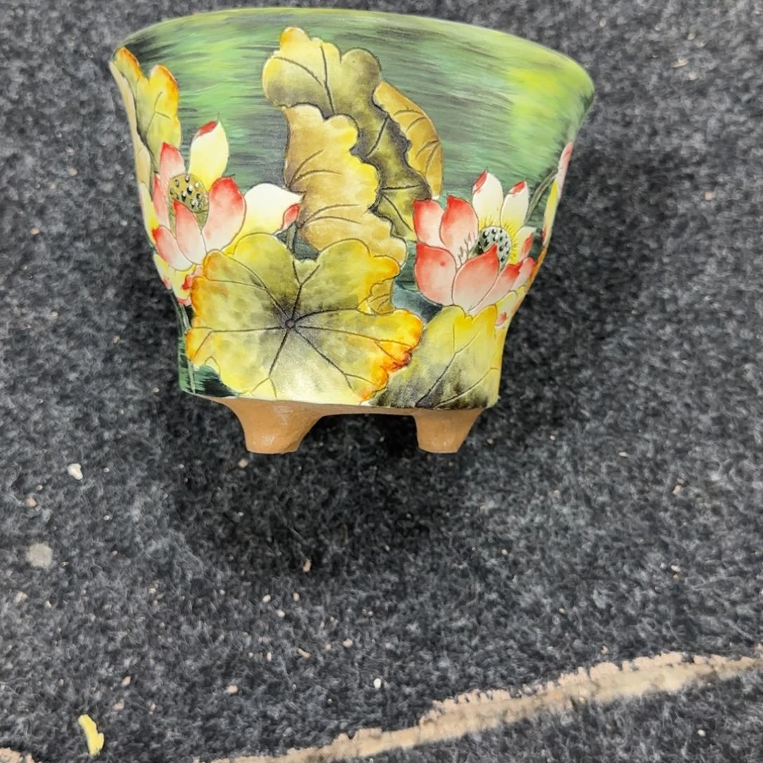 缸拾*陶瓷花盆陶瓷花盆微瑕