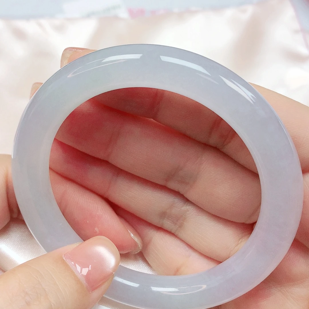 翡翠未镶嵌手镯抖音353