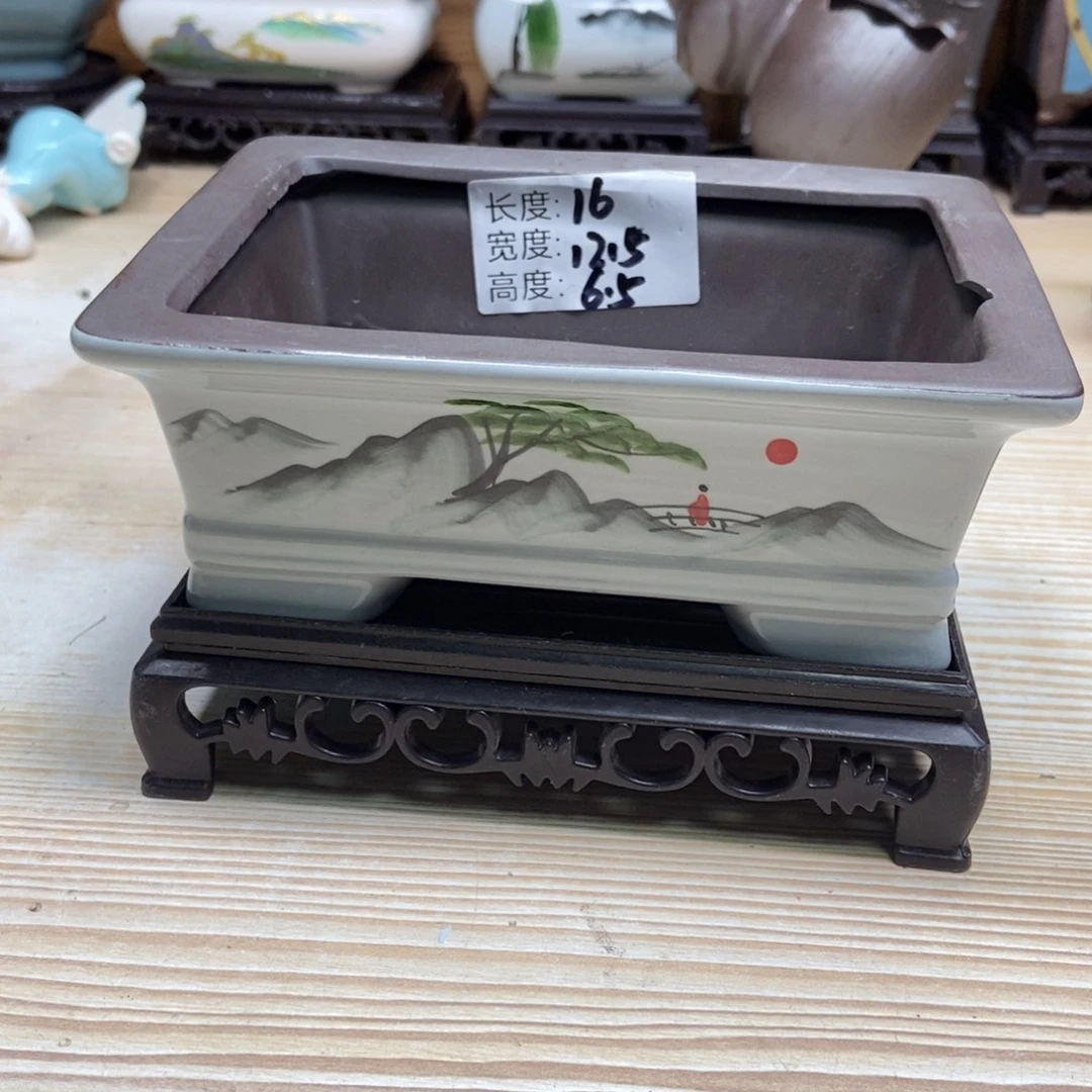 瓷片陶瓷花盆陶瓷艺术