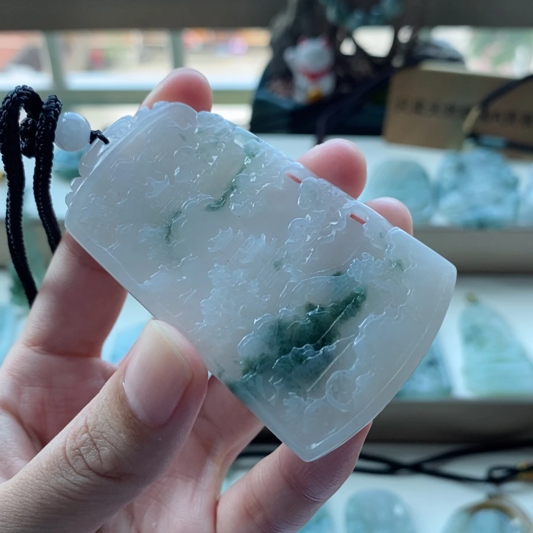 【闪购商品】颈饰未镶嵌翡翠天然缅甸A货翡翠
