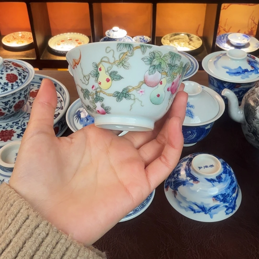 景德镇陶瓷手绘作品